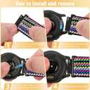 Elastic Quick Release 18mm Watch Bands Compatible with Garmin Venu 3S/Venu 2S/Vivoactive 4S/Vivomove 3S/Forerunner 255S/255S Music/Forerunner 265S, Adjustable Stretchy Nylon Loop Replacement Straps