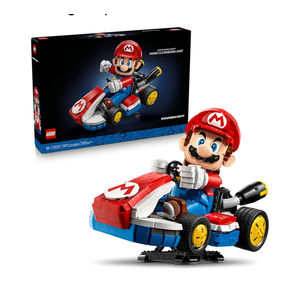 LEGO Super Mario: Mario Kart – Mario & Standard Kart Building Set for Adults - DIY Book Shelf & Room Decor for Men & Women, Ages 18+ - Birthday Gift Idea for Adult Gamers - 72037