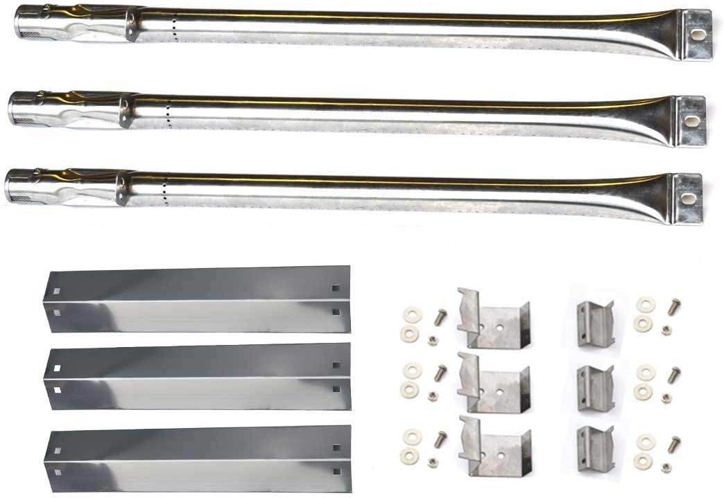 Chargriller 5050 Duo Replacement Burner Brackets, Heat Plates & Burners Kit