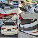 54 Inch Universal Rear Spoiler, PRO Style Car Rear Trunk Spoiler Wing Spoiler Compatible with Mazda Miata RX-7 Chevy Corvette C8 C7 Camaro Nissan Lexus Toyota Honda Civic Ford Mustang Scion
