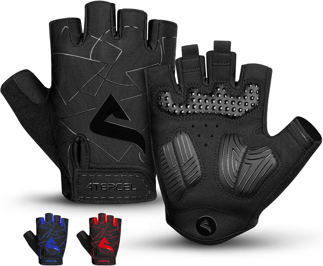 ATERCEL Cycling Gloves, Bike Gloves for Men Women, Bicycle Glove for Cycling, Workout, Gym, Training, Weight Lifting Outdoor, Mountain Bike, and Riding