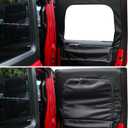 Rear Window Shades for Car Side Windows, Privacy Curtains, Car Window Sunshades, Custom Fit for Jeep 2007-2024 Wrangler JK JL & Gladiator JT (2 Pack), Black
