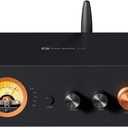 Fosi Audio MC351 2.1 Channel Integrated Amplifier with DAC, Home Audio Stereo Power Amp with Dual TPA3255 Chips for HiFi Passive Speakers, Vintage VU Meter Receiver with Bluetooth and USB/Opt/Coax