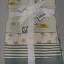Cudlie 4 Pack Receiving Blankets: Ultra-Soft Essentials for Baby Boys and Girls, Swaddling, Cuddling and Nursing. Multipack for Infants, Newborns and Babies. Perfect for Baby Showers and Everyday