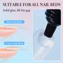 2 x INFELING Solid Gel Nail Gl ue - Nail G lue Gel for Nail Tip Press on Nails, Long Glue Lasting 28+ Days (Curing Needed), Super Strong Nail Glue for Nail Extension