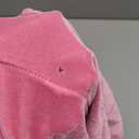 yidengymx Women's 2 Piece Velour Tracksuit Two Piece Outfits for Women Long Sleeve Zip Up Crop Tops Sweatpants Sets Pockets (Hoodie/Wide Leg Pants-pink) S