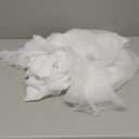 10x10ft White Tulle Backdrop Curtain with Lights String for Parites, Sheer Backdrop Curtains for Wedding Baby Shower Birthday Party Photo Shoot Decorations (10ft x 10ft(2 Panels 5*10ft))