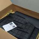 Cargo Mat with Backrest Protection for 2021-2025 2026 Toyota Sienna, TPE All Weather Protection Cargo Liner with Velcro Rear Seats Backrest car Accessories-Black