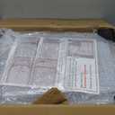 Thickened Clear Shoe Storage Organizer with Magnetic Door, Sturdy Stackable Shoe Boxes for Closet, Collapsible Space-Saving Shoe Rack for Sneakers & Boots, Plastic Shoe Cabinet Box Set, 6 Pack, White