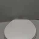 Round Toilet Seat, Standard 16.5 Slow/Soft Close Round Toilet Seat for Round Toilets, No-Slam Quiet-Close Lid, Easy-to-Install, White, Durable Never-Loosen Design