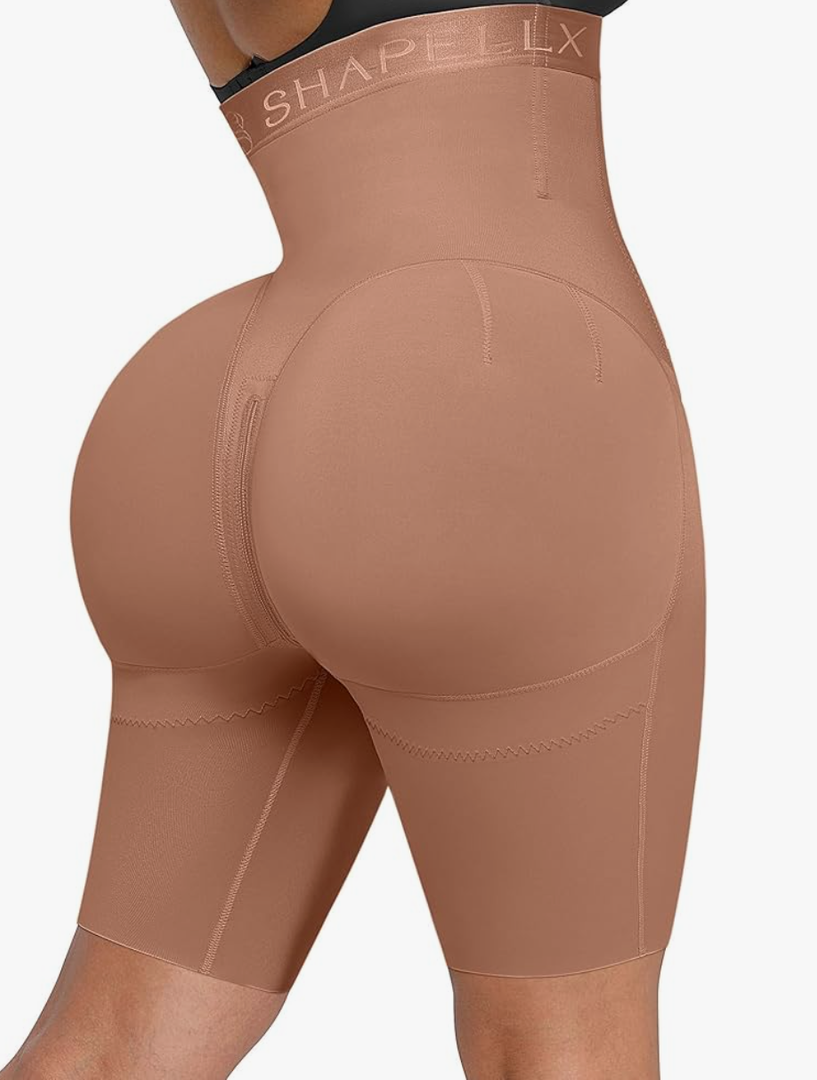 SHAPELLX Shapewear For Women Tummy Control High Waisted Body Shaper Shorts Butt Lifting Shapewear Higher Power Panties, 4XL