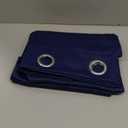 MIULEE Navy Blue Blackout Curtains for Bedroom Living Room 63 Inches Long 2 Panels, Thermal Insulated Room Darkening Drapes Solid Grommet Noise Reducing Light Blocking Window Treatments 40x63 Inch