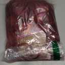 AISI HAIR Bright Red Wig for Women, Long Wavy Lace Hairline Middle Part Synthetic Heat Resistant Wig for Daily Party-26 Inch