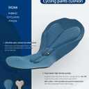 INBIKE Men's Cycling Bib Shorts 3D Padded, Long Riding Pad, Cycling Bibs, Bike Bib Shorts (Large, Coffee)