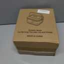 Divided Chilled Serving Tray for Parties,Ice Chilled Party Platter,Ice Serving Bowl with Lid and Handle,Charcuterie Serving Board,Cold Dish Dip for Fruit Seafood Vegetable Shrimp Cocktail Appetizer... (White)