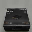 GE 25ft 4K HDMI 2.0 Cable with Ethernet, Gold-Plated Connectors, Black, 48723, New