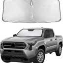 EcoNour Windshield Sunshade Compatible for Toyota Tacoma 2016-2024 2025 2026, SR, SR5, TRD Sport, TRD Off-Road, Limited, TRD Pro Sun Visor for Front Window Sun Shade Cover, UV Blocker, Car Accessories