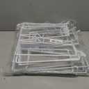 12-Pack White Wire Shelf Dividers - Closet Shelf Organizer - Easy to Install Shelf Divider for Pantry/Garage and More - No Tool - PE Coating Steel- Suitable for 12inch Deep Wire Shelves
