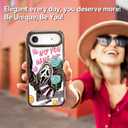 for iPhone Air Case Cute - Durable Shockproof 6.6 ft Drop Impact Phone Case - Funny Skeleton Halloween Horror Design for iPhone 17 Air (6.5") Black