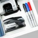 Bostitch Office Heavy Duty Stapler, 40 Sheet Capacity, No Jam, Half Strip, Fits into the Palm of Your Hand, For Classroom, Office or Desk, Black