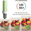 E14 LED Bulbs 3 Pack E14 European Screw Base for Electric Window Candle Lamp,Refrigerator Bulb E14 Cooker Hood Oven Bulb,7W Equivalent to70W Incandescent Bulb 700LM AC120V (Daylight White 6000K)