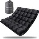 Sodurue Travel Cushion Airplane Seat,Airplane Seat Cushion for Long Flights,Press Type Air Inflatable Wheelchair Seat Cushion for Car,Office,Stadium,Ergonomic Comfort Support,Heavy Duty (36 Air Bag)