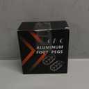 AnXin Dirt Bike Foot Pegs Motorcycle Footpegs Foot Pedals Rests CNC For CRF 110 CRF110F 2013-2024 CRF125F 2014-2024 Dirt Pit Bike Black