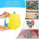 CraftGenes Photo Storage Box, Colorful 16 inner 4''6'' Craft Organizers and Storage with Handle for Photos, Pictures, Craft, Sewing Supplies, Card Organizer&Sticker Storage