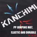 Kanchimi 48" Folding Mini Fitness Indoor Exercise Workout Rebounder Trampoline with Handle, Max Load 330lbs