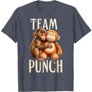 Team Punch Heather Blue Shirt, Kids Size S