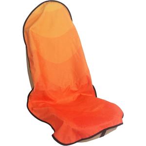 Car Seat Cover Protector Front Seats,for Gym Workout,Running,Swimming,Beach and Hiking,Waterproof Sweat Towel Bucket Seat Covers for Cars SUV Trucks (Orange, 1Pcs)