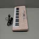 M SANMERSEN Upgraded 37 Key Kids Piano Keyboard with Microphone Music Toys for 3 4 5 6 Year Old Girls Gifts, Pink