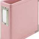 We R Memory Keepers Leather 3RING ALBM4 PRTTY, Pretty Pink