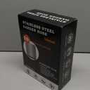 Metal Garden Hose 25 ft  304 Stainless Steel Water Hose with Nozzle Sprayer, Garden Hoses Flexible, Lightweight, No Kink, Heavy Duty for Outdoor (25 ft) (Silver)