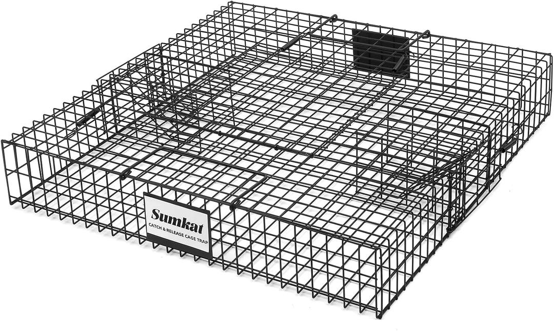 Squirrel Trap Live Rodent Cage for Humane Catch and Release, Holds up to 25 Squirrels