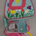 Play Purse for Toddlers with Accessories, Toddler Girl Toys 1 2 3 Years Old with Pretend Makeup, Keys, Smartphone, Toddler Toy Purse for Little Girls - Birthday Gift for Toddlers Girls Ages 2-3 - Blue