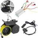 BAIZIFU DIY Electric Bike Conversion kit 250W Brushless Motor and Controller,Electric Bike Booster kit Waterproof Ebike Conversion Kit Friction Drive Bicycle Kit (36V-48V For (16-26 inch bicycle))