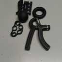 FitBeast Forearm Strengthener & Wrist Roller - Forearm Strength Trainer with Thickened Anti-Slip Grip Handles&Adjustable Strap, Perfect for Forearm Exercising, Boosting Grip Strength, Muscle Building (Black)