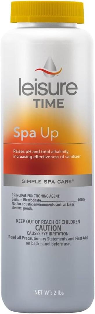Leisure Time 22339A Spa Up, pH Increaser for Hot Tubs, Prevents Corrosion and Equipment Damage, Compatible with Various Sanitizers, 2 lbs (1-Pack)