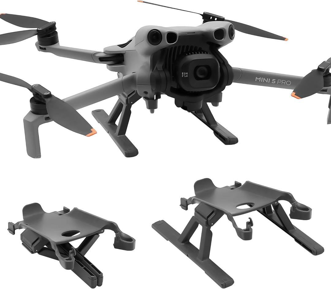 Mini 5 Pro Landing Gear - Foldable Landing Legs Quick Release Height Extension Kit for DJI Mini 5 Pro Drone Accessories