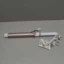 Conair Double Ceramic 1 -Inch Long Barrel Curling Iron, 1-Inch Barrel Creates Loose Curls, Hair Curler for Use on Medium & Long Hair, White/Rose Gold