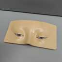 Makeup Practice Face Board 3D Realistic Pad, Reusable eyeshadow practice eyes for Makeup Artist Board Makeup Practice, Eyeshadow Eyeliner Eyebrow Mapping Realistic Face Skin make up practice face (White)