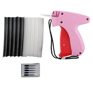 Quick Clothing Fixer Sewing Machine Micro Stitch Tool for Clothes Handheld Garment Sewing Connector for Most Scenarios (Pink)