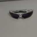 Uvex by Honeywell Hypershock Safety Glasses, Clear Frame with Blue Mirror Lens & Anti-Scratch Hardcoat (S2975) (Medium)