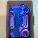 Balloon Pump Electric, Portable Automatic Dual Nozzle Inflator 110V 600W with Tying Tools for Birthday Gender Reveal Baby Shower Balloons Party Decorations (Purple)