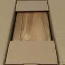 DRASTAR Wooden Keepsake Box, Large Acacia Storage Memory Box with a Hinged Lid for Crafts and Photo Storage