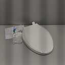 KOHLER 4636-RL-96 Cachet ReadyLatch Quiet Close Elongated Toilet Seat, Soft Close Lid, Compatible with Elongated Toilets, Biscuit