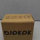 BJPKPK Insulated Water Bottles with Straw, 27 oz Cute Water Bottles with Handle, BPA Free Stainless Steel Metal Thermo, Easy Carry Thermo for Men & Women, White