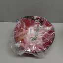 9 Pack Clear Red Plastic Serving Bowls - 54 OZ Christmas Angled Serving Bowls Disposable for Chip, Candy, Salad & Fruit - Ideal for X’mas Party