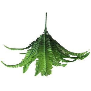 Generic Artificial Persian Leaves, 2Pcs 18 Heads Plastic Greenery Bushes for Home Garden Office Decor, with Simulation Shrubs for Wedding Party Room Wall Decoration